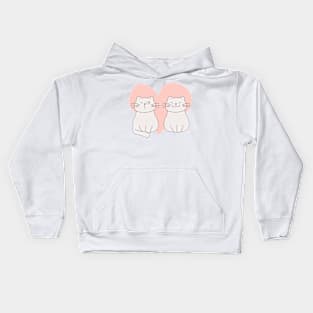 Meow Couple Kids Hoodie